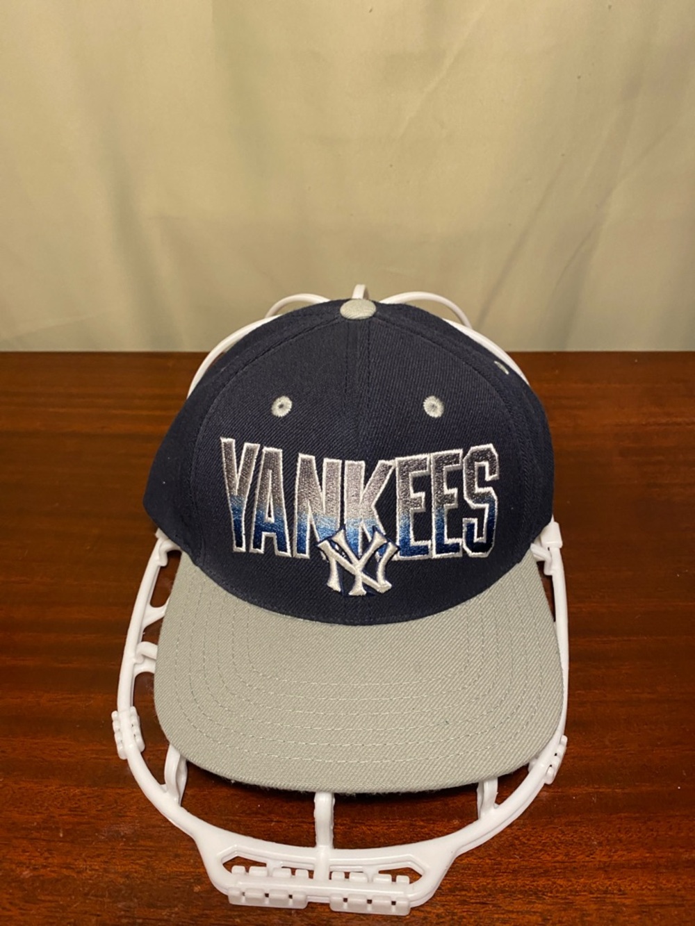 American Needle New York Yankees Navy and Gray Snapback Cap O/S
